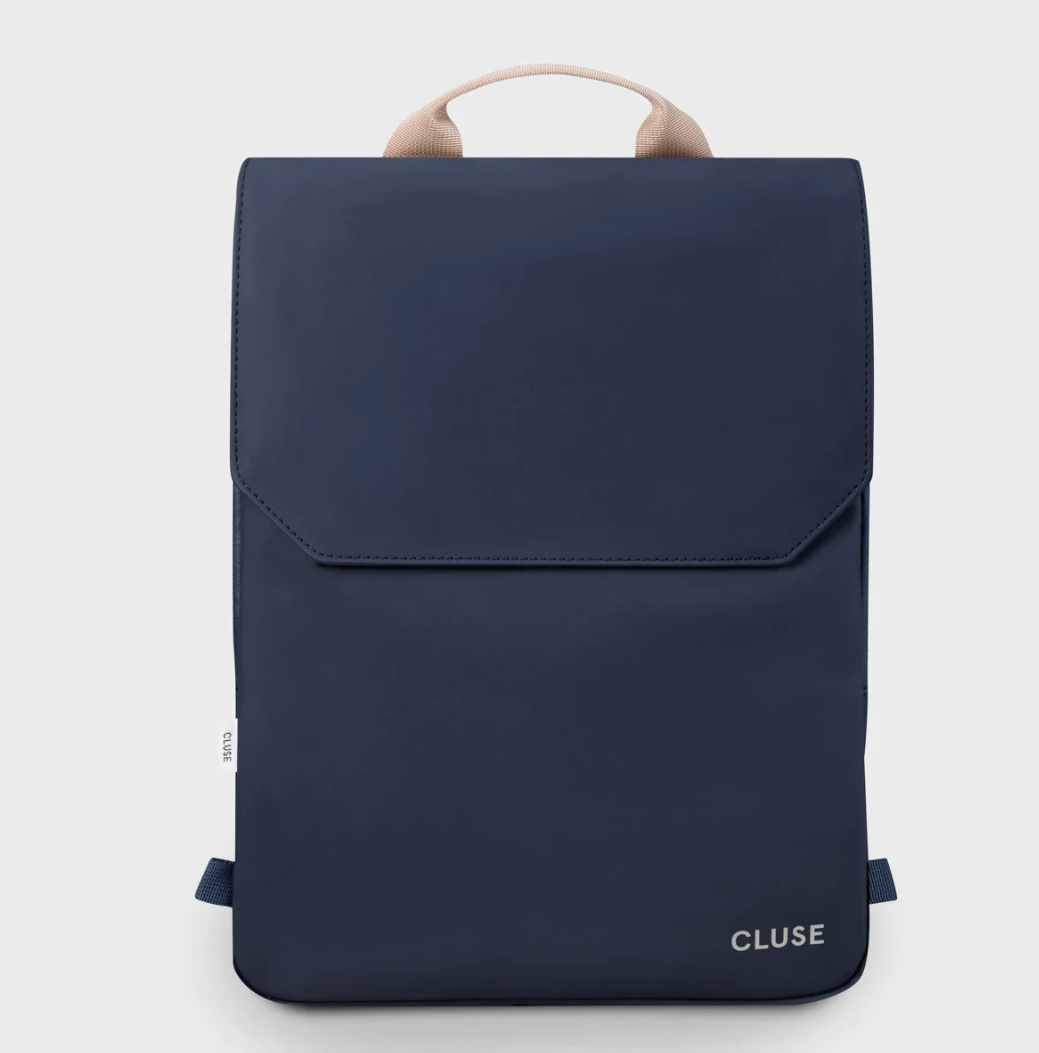 Cluse Le Réversible Backpack, Dark Blue & Caramel – Kathleen McAuliffe